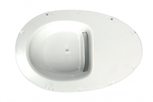 Van roof vent duct type low profile - White