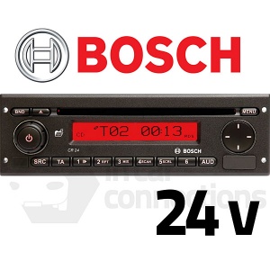Bosch Coach Radio CR24 24v stereo radio for coach and bus