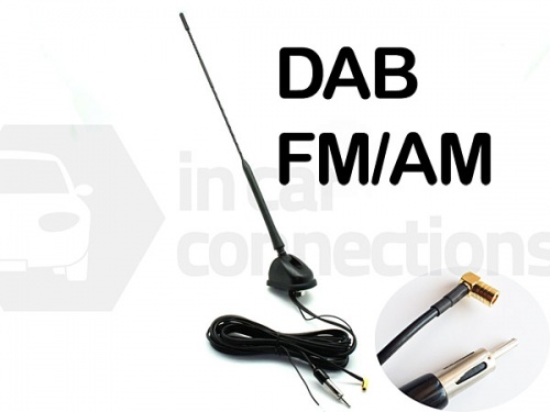 Adjustable angle in car DAB AM FM aerial Bee Sting Roof Mounted antenna CT27UV71