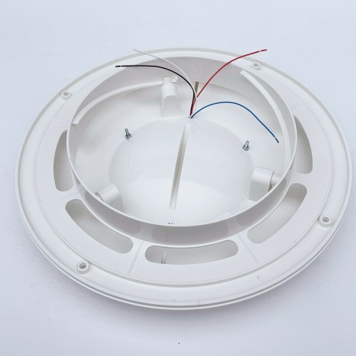 Inner valve with LED light for motorised van ventilator for vans