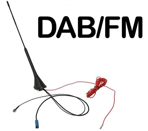 In car DAB aerial plus FM Bee Sting Roof Mounted antenna CT27UV53