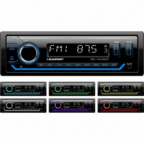 Blaupunkt BPA 1124 DAB BT Car Radio Stereo with DAB Digital radio Bluetooth USB AUX input