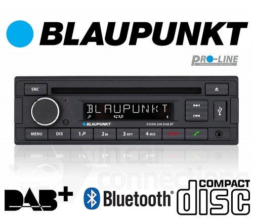 Blaupunkt Essen 200 DAB BT in car radio with DAB radio Bluetooth CD USB MP3 AUX inputs