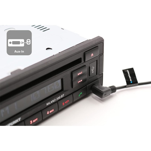 Blaupunkt Milano 200 BT in car radio with Bluetooth CD USB MP3 AUX inputs