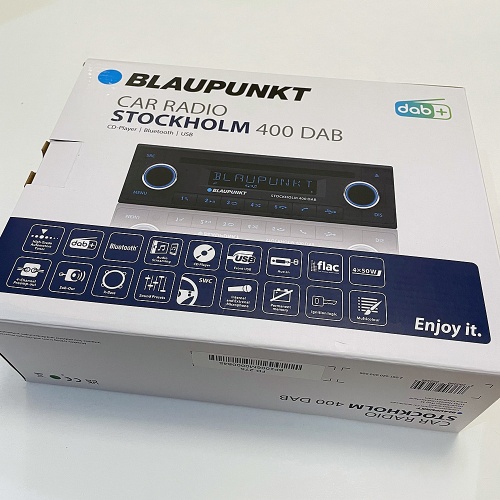 Blaupunkt Stockholm 400 DAB in car radio CD player with DAB radio Bluetooth USB MP3 AUX inputs