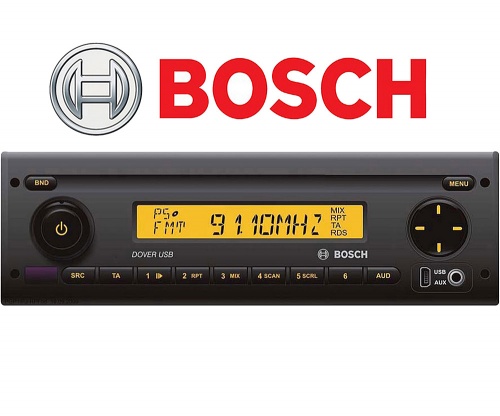 Bosch Dover USB80 car stereo radio with AUX and USB MP3