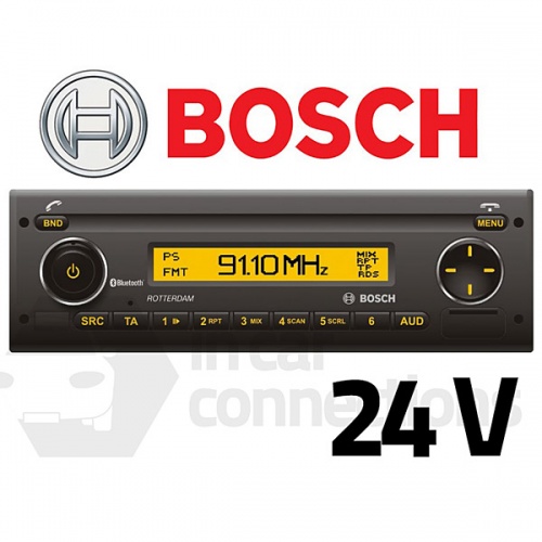Bosch Rotterdam UBT40 multimedia 24v stereo radio for bus lorry