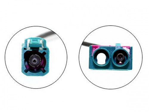 Double Fakra Male to Single Female Fakra aerial adapter CT27AA70