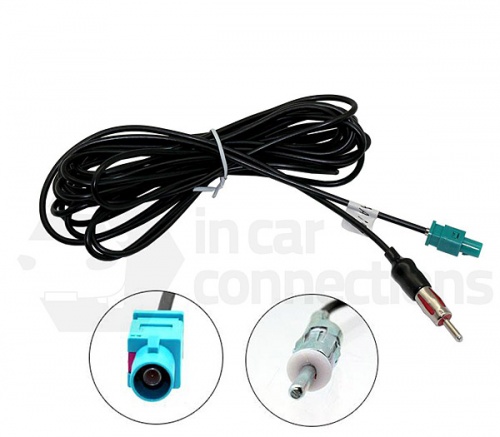 Shark Fin roof mount car aerial KIT - DAB AM FM and GPS car antenna CT27UV83 - PLUS cables