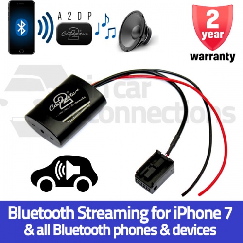 Ford Bluetooth streaming adapter for Focus Fiesta Mondeo C-Max S-Max Transit Fusion Connect with navigation CTAFD2A2DP