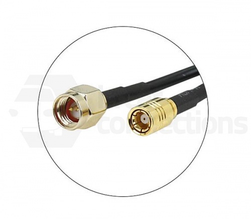 5M DAB Radio Aerial Extension Cable – SMA Male To SMB Female Lead By Connects2 (CT27AA183)