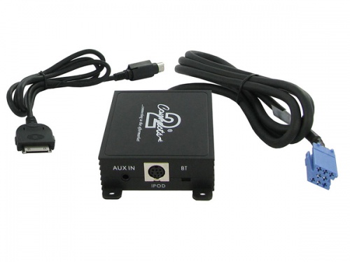 Fiat iPod adapter and AUX input interface CTAFAIPOD001.3 for Fiat Doblo Multipla Punto Sedici etc with mini-ISO connector