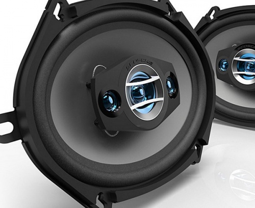 Scosche HD57684 5 x 7 inch in car speakers 3 way triaxial 200W