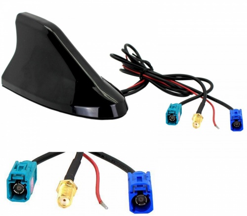 AS stick on windscreen active antenna AM/FM/DAB 12V