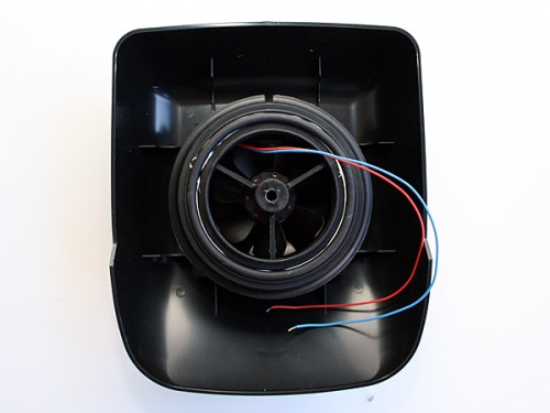 Small Low profile motorised van ventilator for van taxi caravan - Black