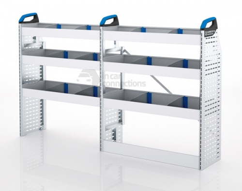 Sortimo Xpress TCSOS1 Racking for Ford Transit Custom, Short Wheel Base - Driver Side Option 1