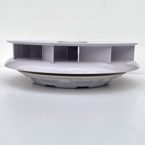 Low profile rotary van ventilator for van bus caravan - White