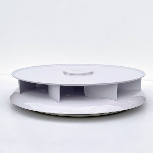 Low profile rotary van ventilator for van bus caravan - White