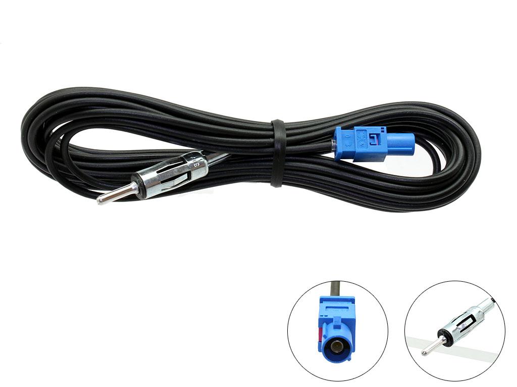 Car radio aerial extension cable 5M male DIN to Fakra male CT27AA107