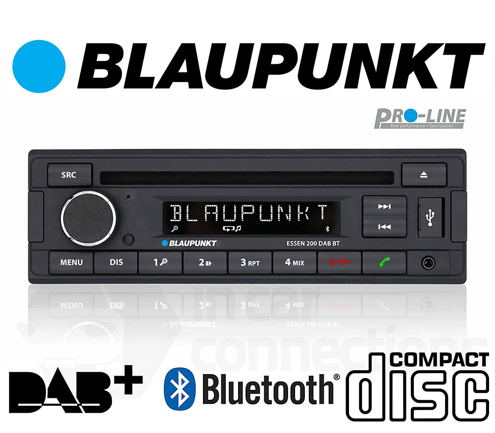 Blaupunkt Essen 200 DAB BT in car DAB radio CD player with bluetooth
