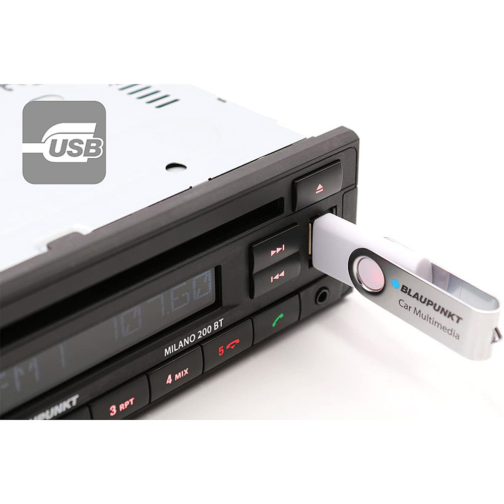 Blaupunkt Milano 200 BT in car radio CD player with bluetooth USB MP3