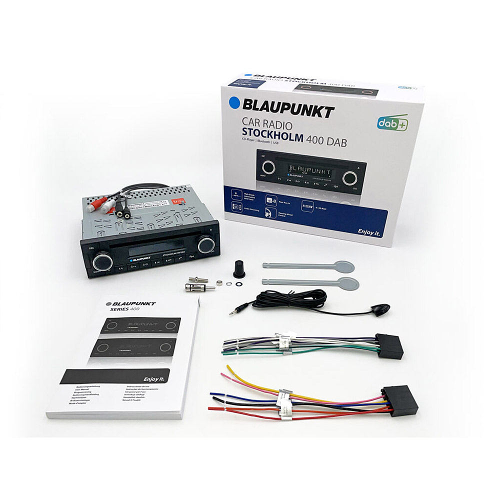 thumbnail image 2 of Blaupunkt Madrid 200 BT Bluetooth MP3 Car Stereo For BMW 3 Series E46 (1998+, Round Pin) 2 of 5