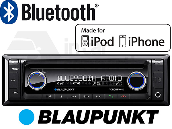 Blaupunkt Toronto 440BT in car radio iPod and Bluetooth