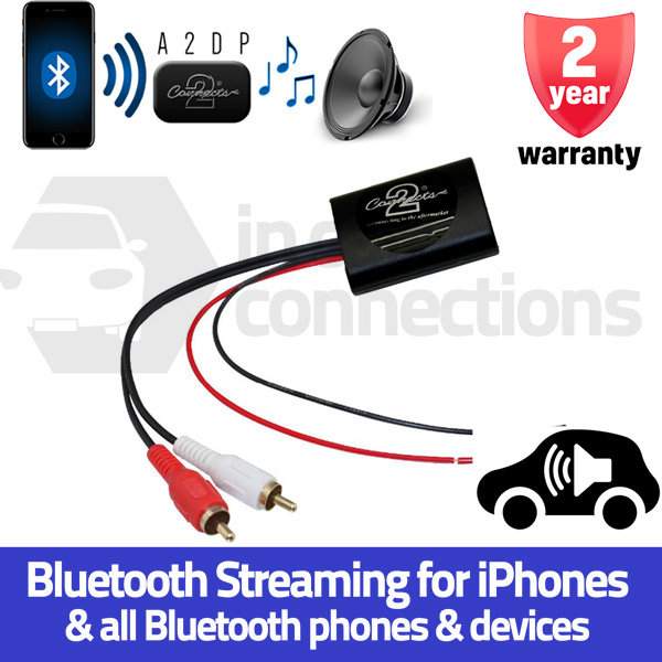 Peugeot 407 2005 Bluetooth music streaming handsfree calls AUX iPhone adapter 