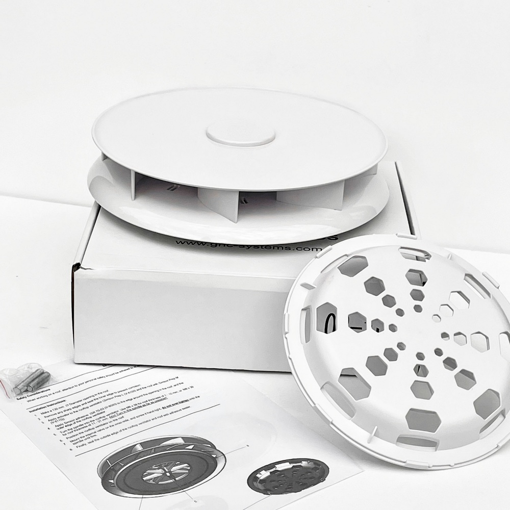 Low profile rotary van roof ventilator for van bus caravan commercial