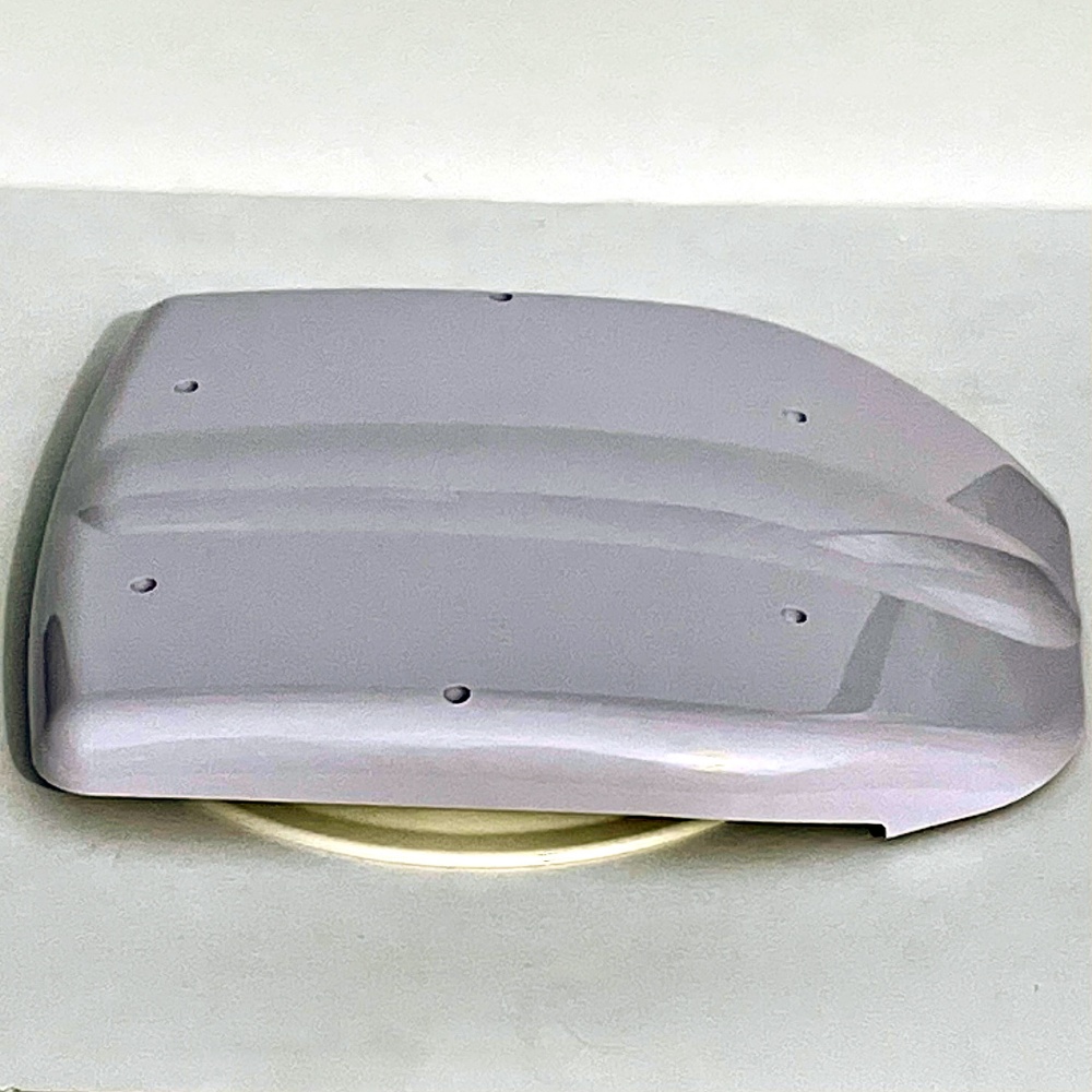 Low profile motorised van roof fan ventilator for commercial vehicles