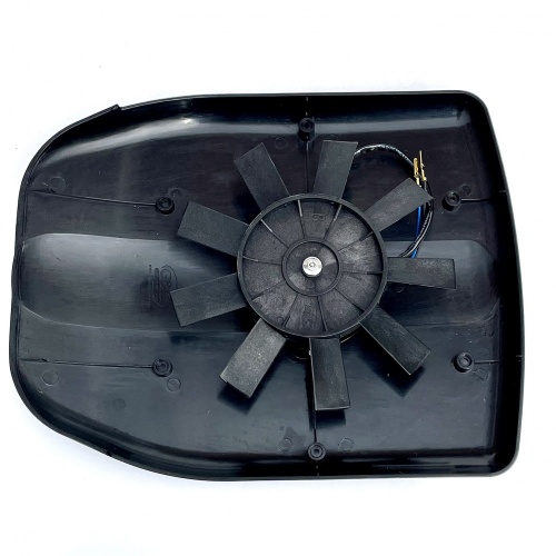 Low profile motorised van ventilator for dog van Black - Fan only