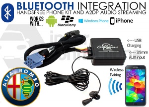 CTAARBT001 Alfa Romeo Bluetooth adapter for streaming and hands free calls 147 156 GT