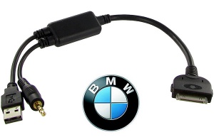 BMW iPod cable for iDrive via USB and 3.5mm jack CT29IP10