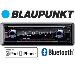 Blaupunkt Barcelona 270 BT in car radio with Bluetooth CD USB MP3 AUX inputs, Controls iPod and iPhone
