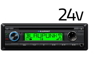 Blaupunkt Detroit 2024 24v radio with Bluetooth CD player USB MP3 AUX input for bus, lorry