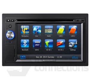 Blaupunkt New York 845 double DIN in car navigation and multimedia system
