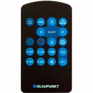Blaupunkt hand-held remote control for 410 310 210 and 110 models