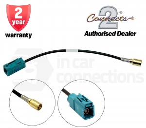 Car radio aerial adapter cable DAB female SMB to female Fakra CT27AA162