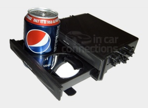 Car stereo fascia tray pocket with drinks holder CT24UV20