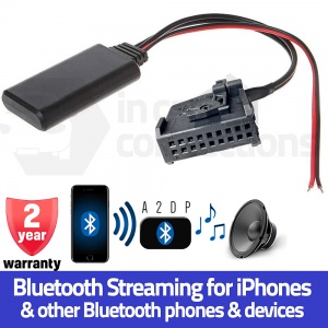 Mercedes Bluetooth streaming adapter for Comand 2.0 in A C CLK E G M SL SLK Class