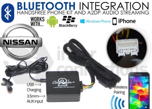 Nissan Bluetooth adapter for streaming and hands free calls CTANSBT001