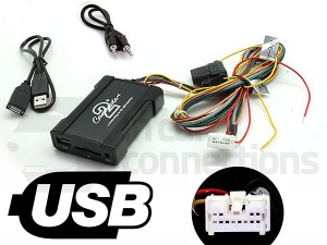 Nissan USB adapter CTANSUSB001 for Nissan Almera Tino Navarra Note Pathfinder Primera Qashqai and X-Trail