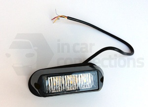 3 LED Amber flash module strobe light for van truck lorry