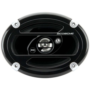 Scosche HD6903A 6 x 9 inch in car speakers 3 way triaxial 300W