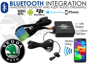 Skoda Bluetooth adapter for streaming and hands free calls CTASKBT001 mini-ISO