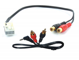 Smart ForFour AUX input adapter cable for Radio 6 and Sat Nav iPod iPhone MP3