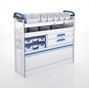 Sortimo Xpress TCLNS3 Racking for Ford Transit Custom, Long Wheel Base - Passenger Side Option 3