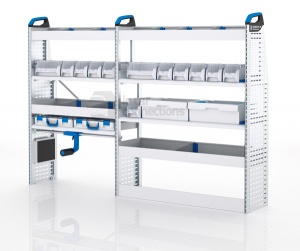 Sortimo Xpress VCSOS2 Van Racking for VW Volkswagen Crafter, Short Wheel Base - Driver Side Option 2