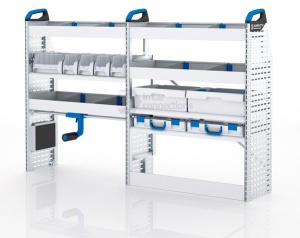 Sortimo Xpress TPSOS2 Van Racking for VW Volkswagen Transporter T5, Short Wheel Base - Driver Side Option 2