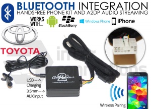 Toyota Bluetooth adapter for streaming and hands free calls CTATYBT001 pre 2004